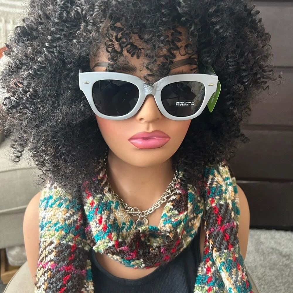 ✨NEW Stylish Black and Snow ❄️ White Gray Sunglasses